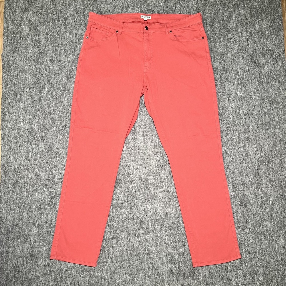 Peter Millar Pants Red Signature Sateen Classic‎ Fit Men 40x32 Casual Golf